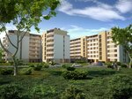 Visualization Dąbie Park, Dąbska, Kraków, Grzegórzki - Dzielnica II