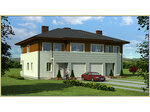Visualization house for sale, Kiełpin Poduchowny, ul. Ogrodowa 1, Łomianki