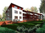 Visualization flat two-room for sale, Asfaltowa, Wrocław, Krzyki