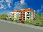 Visualization flat two-room for sale, Postawska, Poznań, Stare Miasto