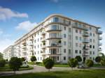 Visualization flat three-room for sale, Zawady, Poznań, Nowe Miasto, Ostrów Tumski