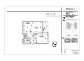 Rzuty apartament, Warszawa, Wilanów, ul. Sarmacka 2-pokojowy, 55,55 mkw., parter