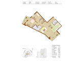 Rzuty apartament, Warszawa, Praga Południe, ul. Grenadierów 3-pokojowy, 98,00 mkw., 3 piętro