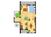 Rzuty apartament, Kraków, Podgórze - Dzielnica XIII (Podgórze), ul. Przemysłowa 3-pokojowy, 75,61 mkw., 3 piętro