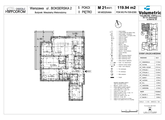 Projection flat - high standard, Warszawa, Mokotów (Służewiec), ul. Bokserksa 2, 21, 5-rooms, 119.94 sqm., 2 floor
