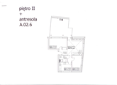 Projection flat, Wrocław, Krzyki, ul. Centralna 19, A.02.6, 3-rooms, 78.61 sqm., 2 floor