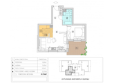 Projection apartment, Kąty Rybackie, ul. Rybacka 105, nr.A-20, 2-rooms, 46.33 sqm., 3 floor