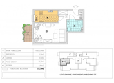 Rzuty apartament, Kąty Rybackie, ul. Rybacka 105, nr.B-24, 1-pokojowy, 33,58 mkw., parter