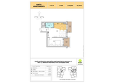 Rzuty apartament, Jastrzębia Góra, ul. Pucka, B-58, 2-pokojowy, 49,47 mkw., 3 piętro