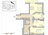 Projection flat, Gdynia, Orłowo, ul. Orłowska, L5/Klipper, 3-rooms, 91.24 sqm., 1 floor
