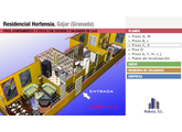 Projection apartment, Gójar, Avda. Carmen Morcillo 10, 18150 Granada 3-rooms, 85.64 sqm.ground floor