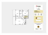 Projection apartment, Warszawa, Wola, ul. Pańska, 141/26 Piętro 7 Budynek B2c1, 4-rooms, 124.09 sqm., 7 floor
