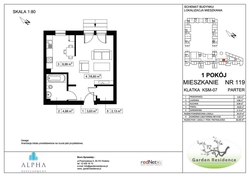 mieszkanie - wysoki standard, Kraków, Podgórze - Dzielnica XIII (Podgórze), ul. Przemysłowa 1-pokojowe, 38,23 mkw., parter : 0 