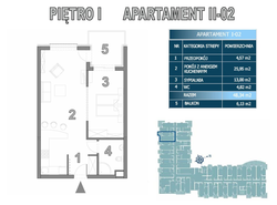 flat - high standard, Kołobrzeg, I-02, 2-rooms, 48.34 sqm., 1 floor : 0 