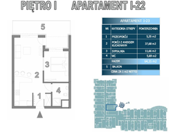 flat - high standard, Kołobrzeg, I-22, 2-rooms, 49.10 sqm., 1 floor : 0 
