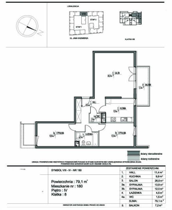 flat, Warszawa, Wola, ul. Jana Kazimierza, 180/4/8, 3-rooms, 79.10 sqm., 4 floor : 0 