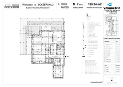 flat - high standard, Warszawa, Mokotów (Służewiec), ul. Bokserksa 2, 7, 5-rooms, 120.34 sqm., ground floor : 0 
