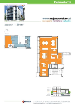 office Poznań, Piątkowo, ul. Piątkowska 116 120.00 sqm. : 0 