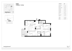 apartment, Warszawa, Żoliborz, ul. Rydygiera 15, E/6/4, 4-rooms, 114.73 sqm., 6 floor : 0 