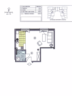 apartament, Jastrzębia Góra, ul. Pucka, A-16, 1-pokojowy, 35,86 mkw., 1 piętro : 0 