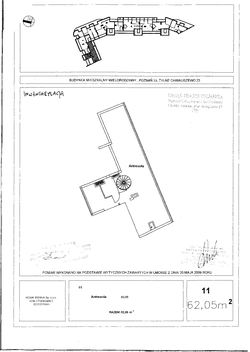 Poznań, Stare Miasto, ul. Tylne Chwaliszewo, 1.4.11, apartament : 1 