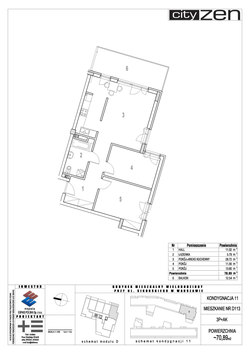 flat - high standard, Warszawa, Mokotów, al. Sikorskiego 9A, D113, 3-rooms, 70.05 sqm., 10 floor : 0 