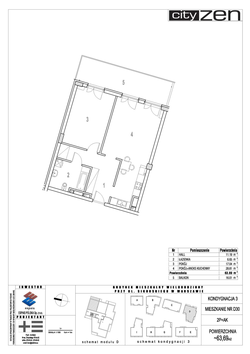 flat - high standard, Warszawa, Mokotów, al. Sikorskiego 9A, D30, 2-rooms, 64.78 sqm., 2 floor : 0 