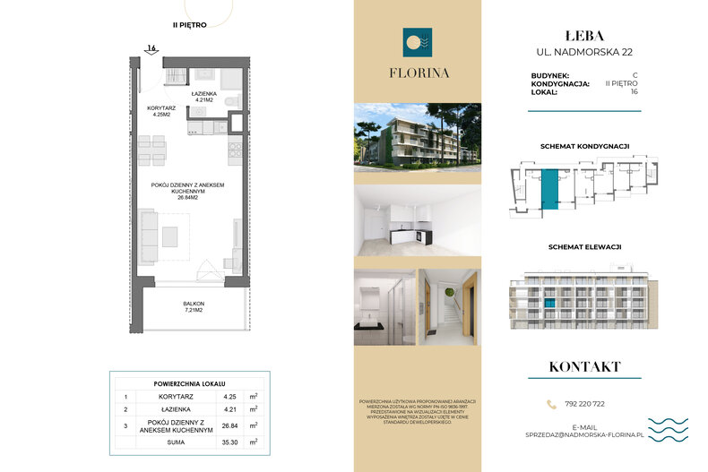 Apartament wakacyjny 35,30 m², piętro 2, oferta nr C.M16
