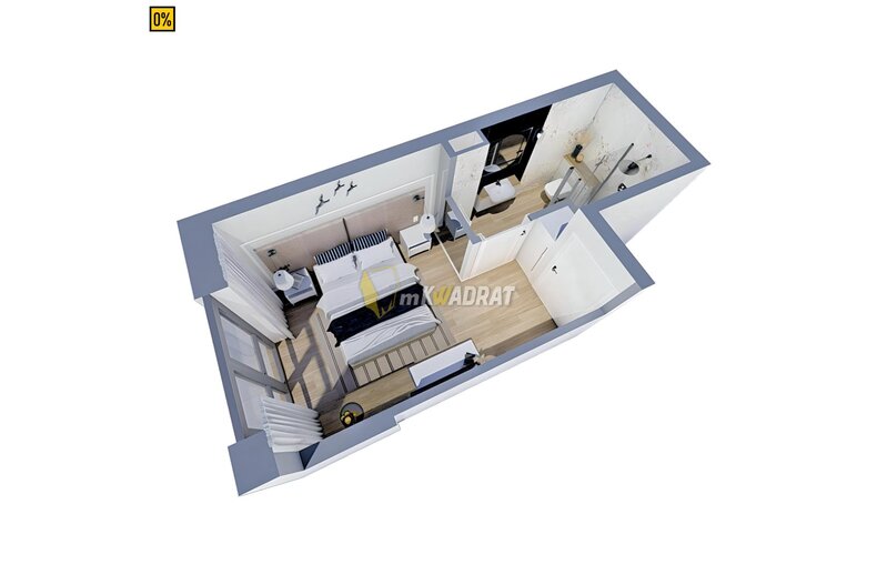 Apartament wakacyjny na sprzedaż 18,13 m², piętro 2, oferta nr MKW-MS-1420