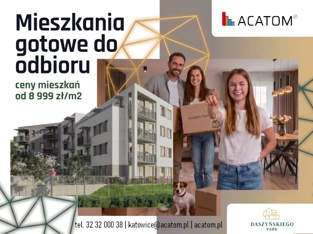 Ostatnie mieszkania w Katowicach – Daszyńskiego Park! 