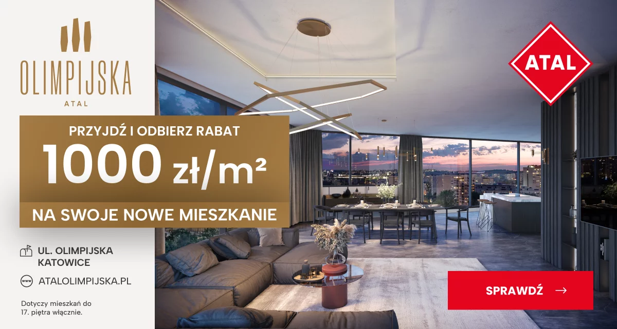 Mieszkania z rabatem do 1 000 zł/m² w ATAL Olimpijska