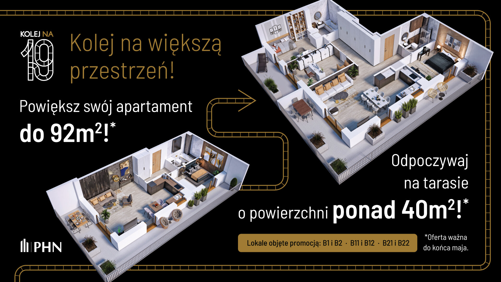 Wiosenna promocja w KOLEJ NA 19 - Apartament, 3 pokoje, Warszawa,57.81 m²,1 094 228 zł