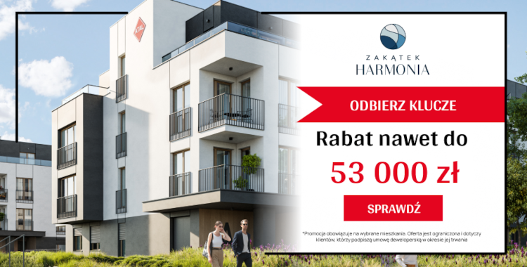 Oferta specjalna w inwestycji Zakątek Harmonia II
