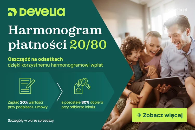 Harmonogram płatności 20/80 w Żabiniec Vita