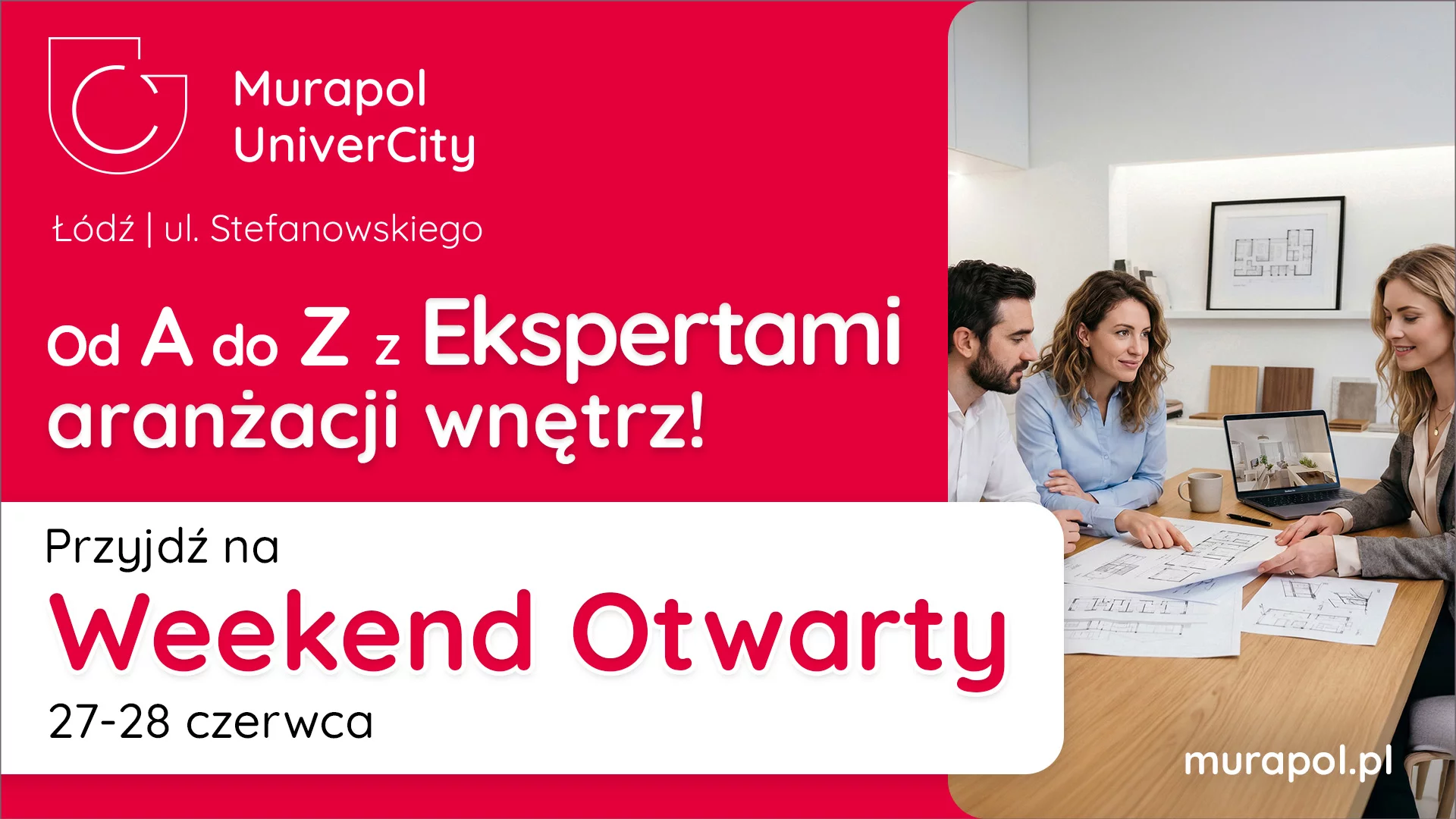 Skorzystaj ze wsparcia Ekspertów wnętrz podczas Weekendu Otwartego!