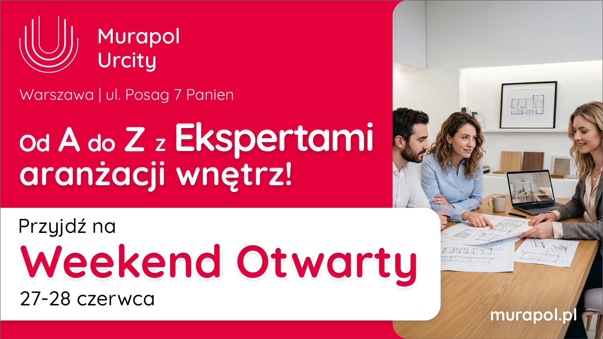 Skorzystaj ze wsparcia Ekspertów wnętrz podczas Weekendu Otwartego!