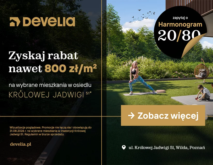 Promocja w inwestycji Królowej Jadwigi 51