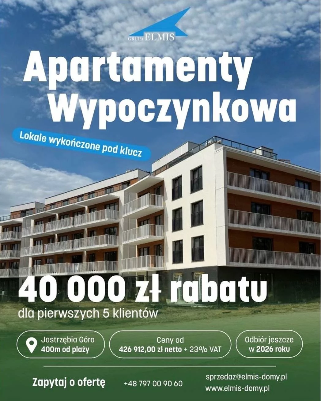 Promocja w inwestycji Apartamenty Wypoczynkowa