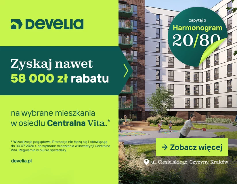 Promocja w inwestycji Centralna Vita