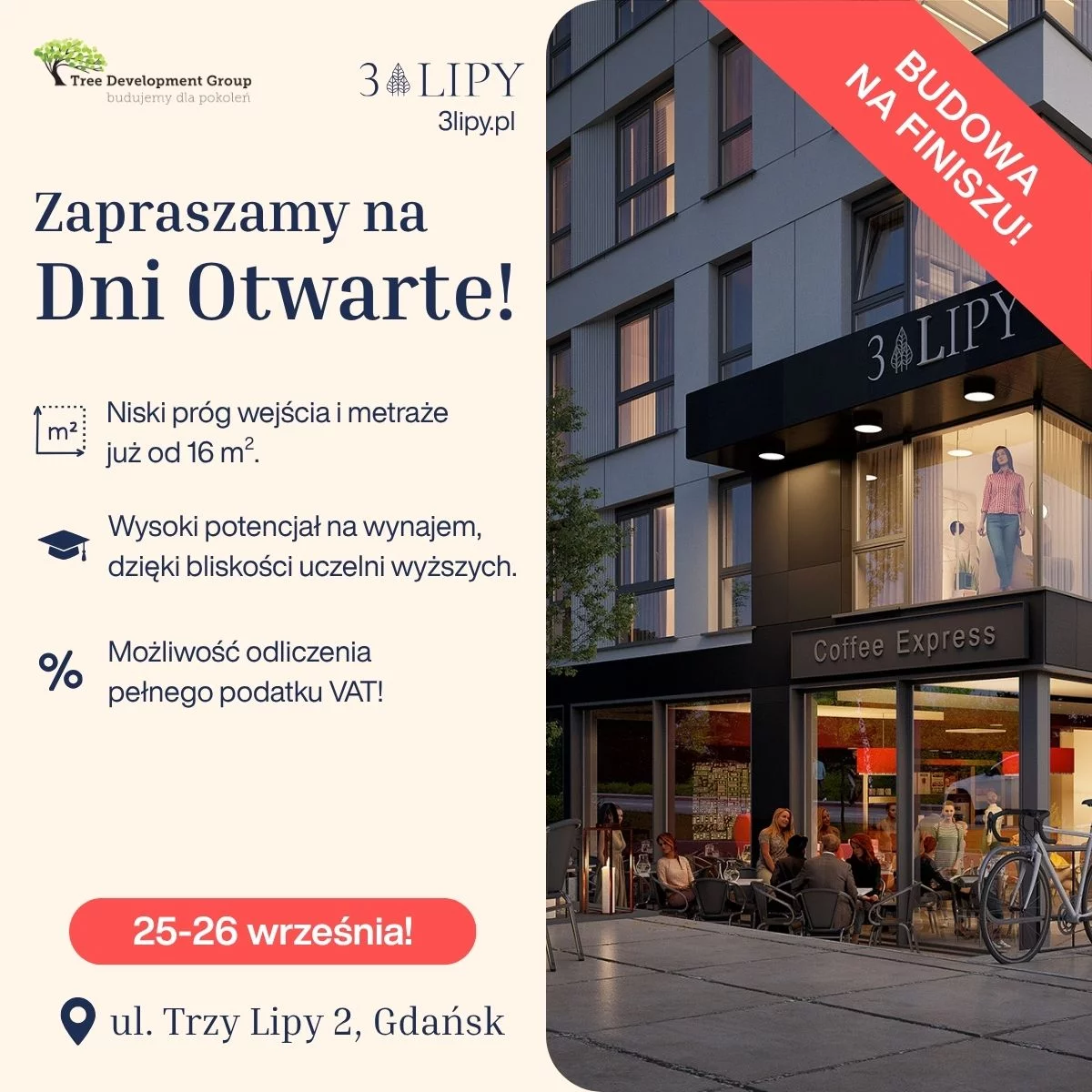 Dni Otwarte W Inwestycji 3 Lipy!