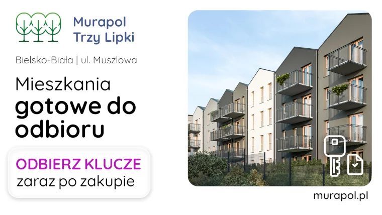 Wybierz gotowe mieszkanie na Sarnim Stoku, zaledwie 400 metrów od szczytu Trzech Lipek!