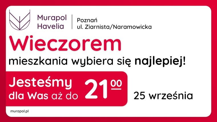 Każda pora jest dobra! Porozmawiajmy o Twoim nowym mieszkaniu w Poznaniu!