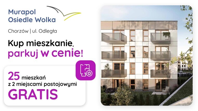 Kup mieszkanie, parkuj w cenie! Mieszkania z miejscami postojowymi GRATIS w Chorzowie