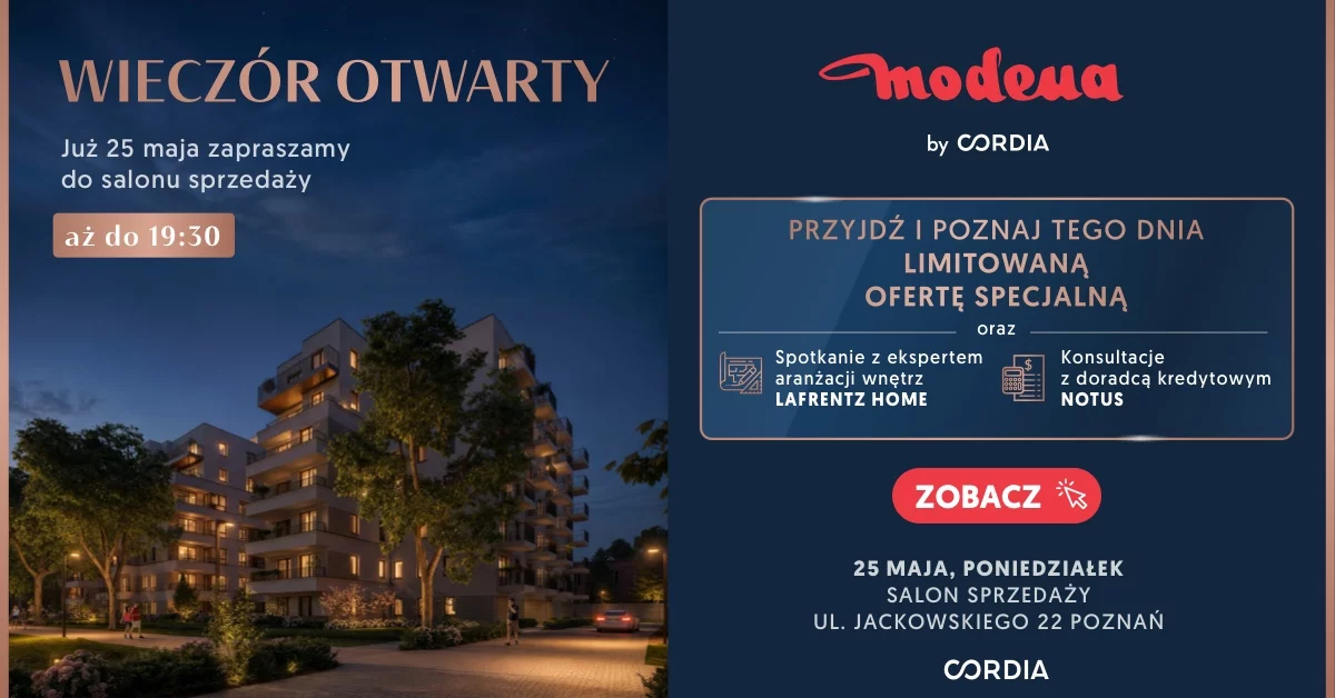Wieczór Otwarty w inwestycji Modena by Cordia