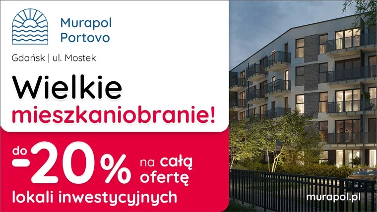 Do -20% Na Wszystkie Mieszkania I Apartamenty Inwestycyjne W Aktualnej Ofercie W Gdańsku!