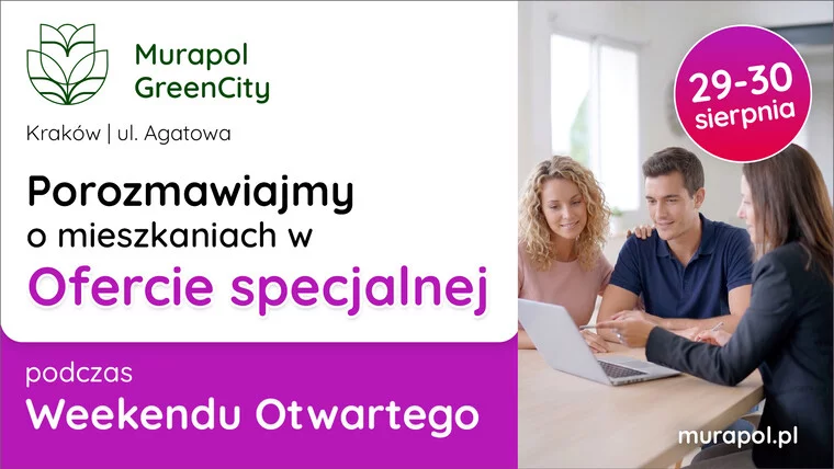 W najbliższy weekend wybierzemy mieszkanie dla Ciebie