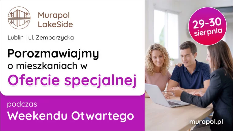 W najbliższy weekend wybierzemy mieszkanie dla Ciebie