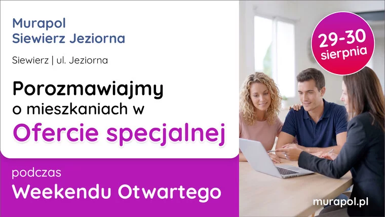 W najbliższy weekend wybierzemy mieszkanie dla Ciebie