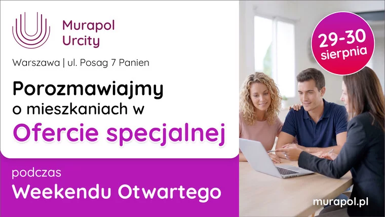 W najbliższy weekend wybierzemy mieszkanie dla Ciebie
