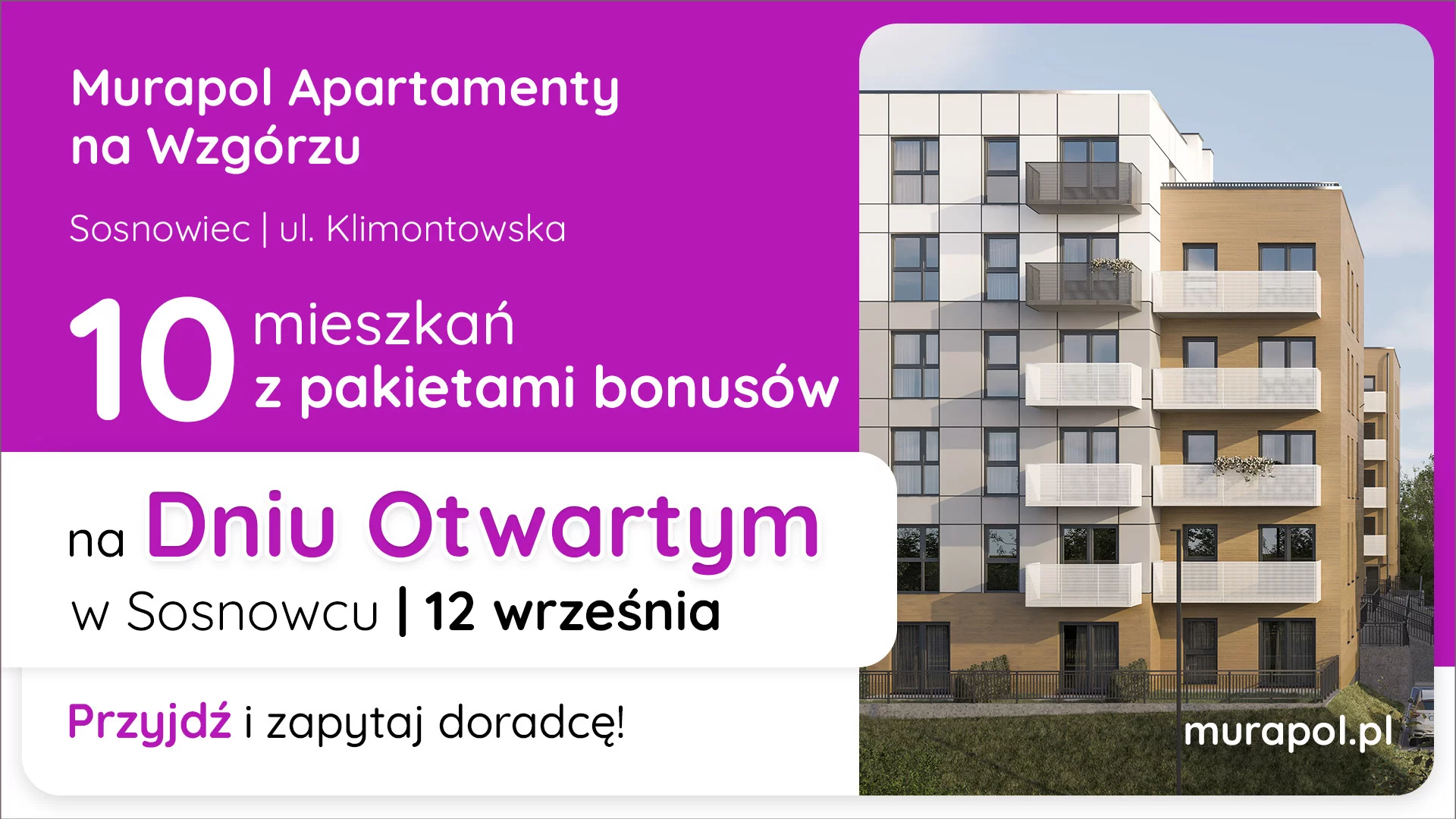 10 Mieszkań Z Pakietami Bonusów W Sosnowcu Dostępnych Podczas Dnia Otwartego W Tę Sobotę!